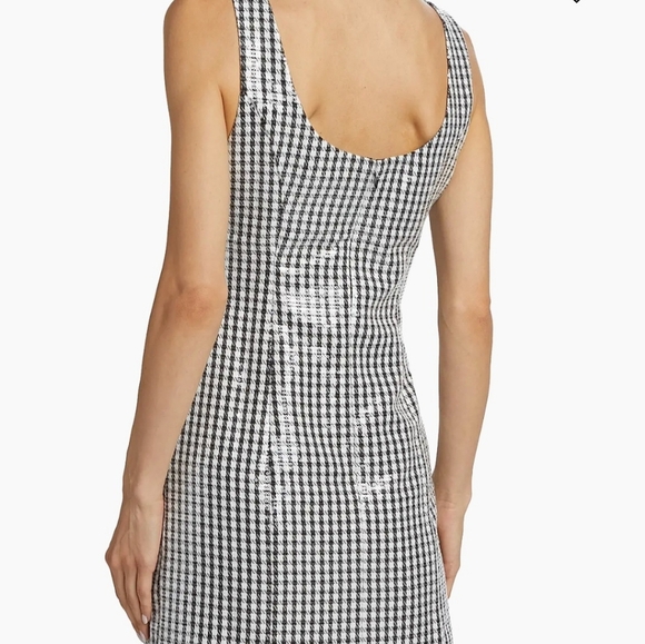 WAYF Icon Sequin Gingham Minidress SIZE XL NWT - Picture 4 of 12